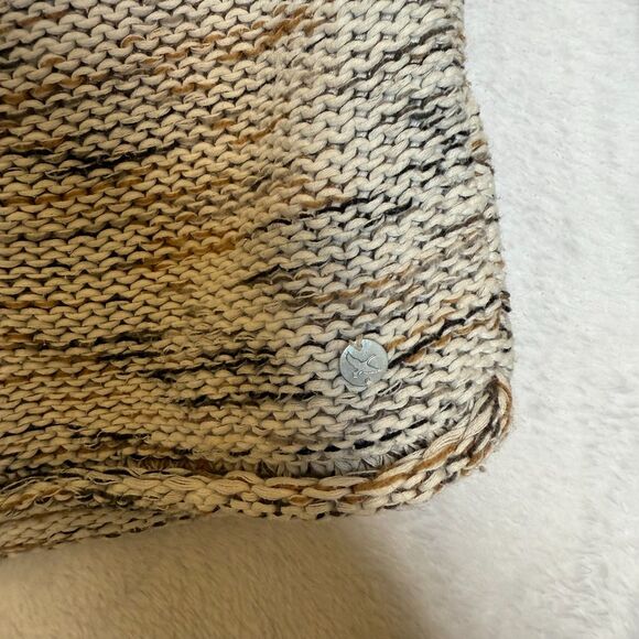 EDDIE BAUER Women's L Long Sleeve Hooded Pullover Sweater BOHO Kangaroo Pocket - Picture 9 of 16